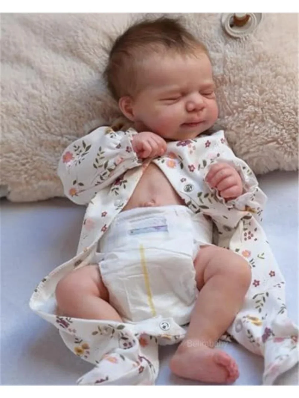 18 Inch Full Body Vinyl Reborn Baby Boy Doll Realistic Soft Skin Poseable